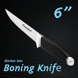 Cerasteel knife of satin blade-6" Boning Knife