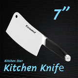 Cerasteel knife of satin blade-7" kitchen Knife