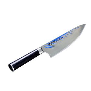 Martian knife-with pattern and Titanium color-8" Chef Knife