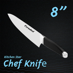 Cerasteel knife of satin blade-8" Chef Knife